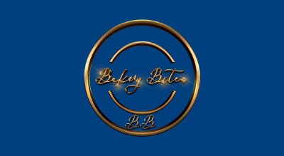 This logo appears to represent “Bakesy Bites,” possibly .The circular design with elegant script suggests a premium or artisanal bakery.