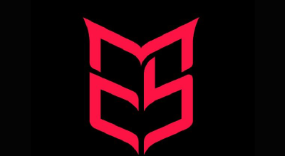 الصورة توضح الشعار على شكل وردة والخلفية سوداء