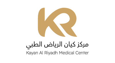 الصورة عبارة عن شعار مركز كيان الرياض الطبي مكتوبة باللون الاسود مع خلفيه بيضاء
