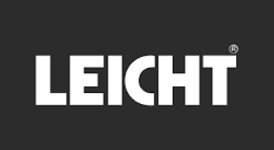 the logo has the store nameLeicht written in white color with a black background