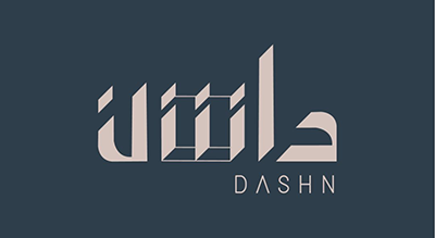 الصوره توضح شعارداشن باللون الابيض والخلفيه اخضر